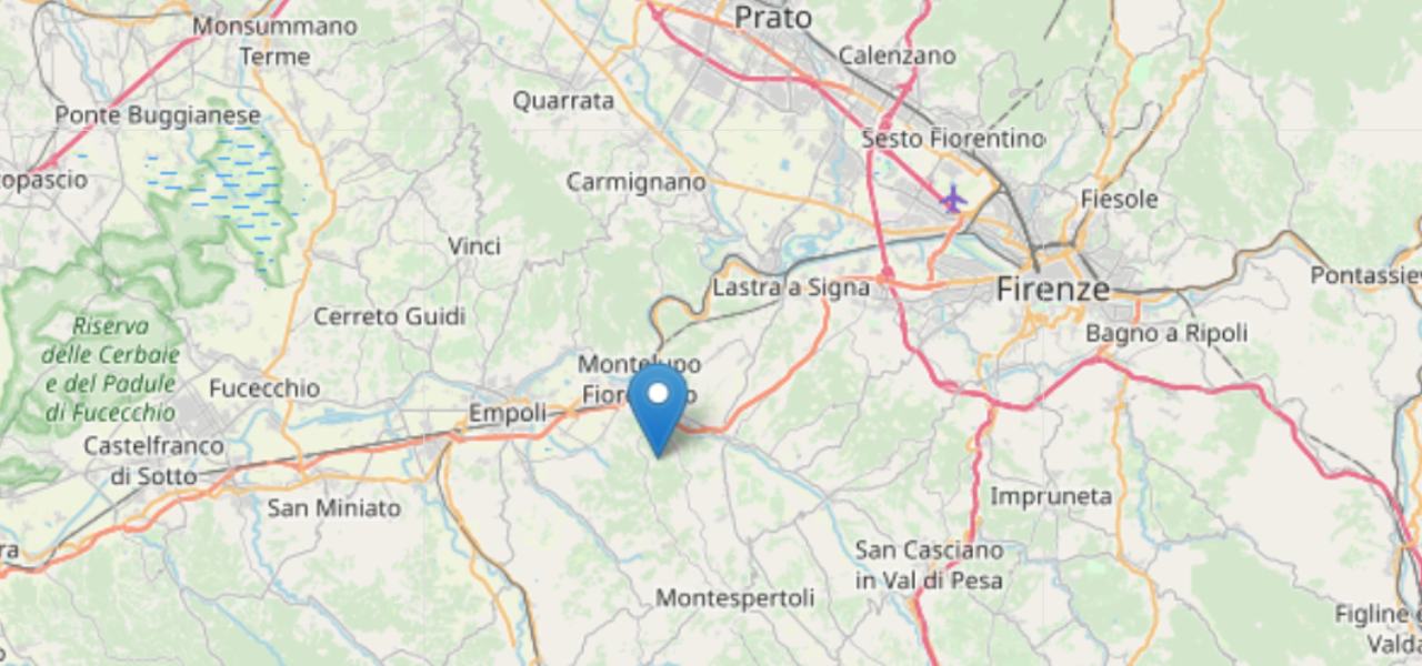 terremoto montelupo ingv