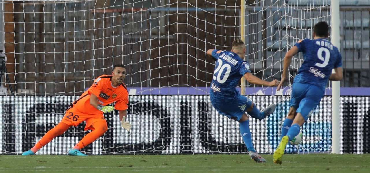 La Gumina Empoli Juve Stabia rigore lapresse 2019