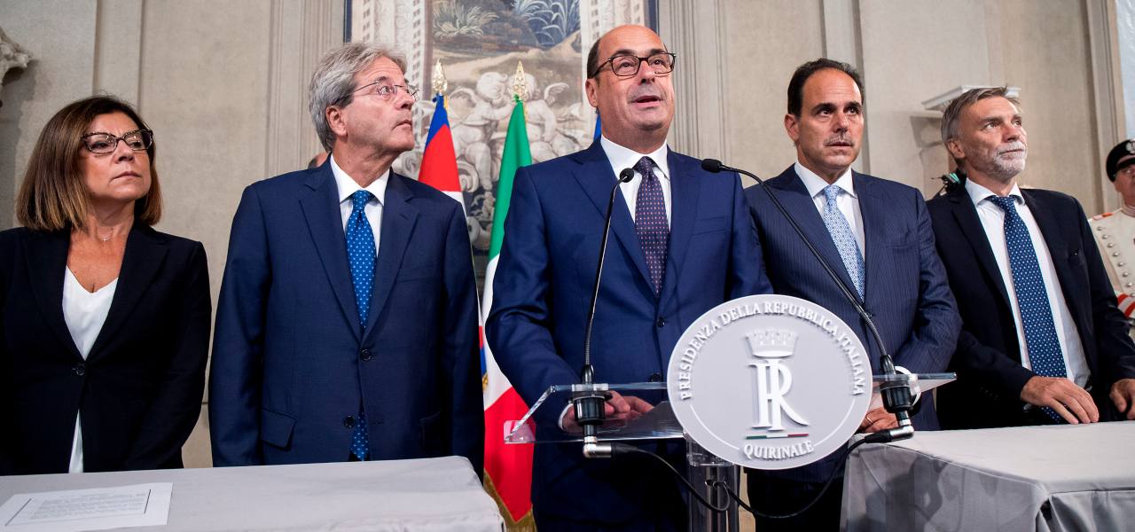 Nicola Zingaretti al Quirinale