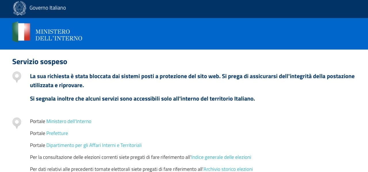 sito ministero interno viminale