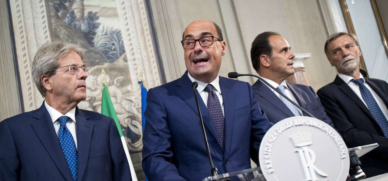 pd gentiloni zingaretti delrio 1 lapresse1280