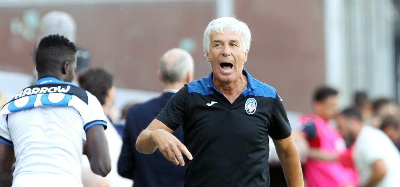 Gasperini Barrow Atalanta Genoa lapresse 2019