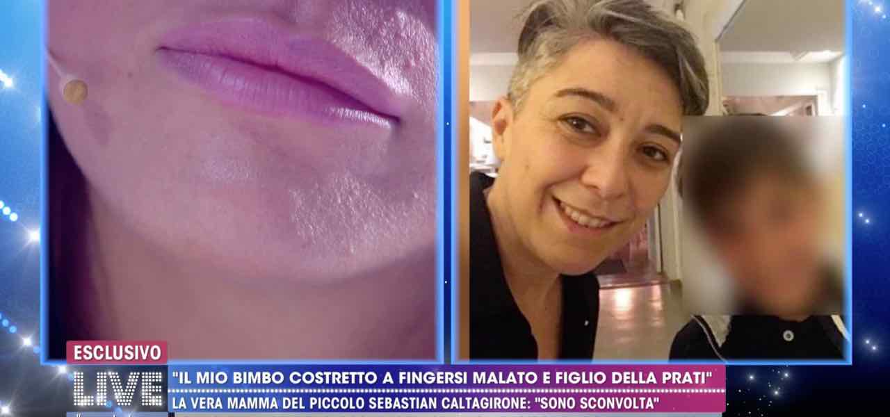 mamma Sebastian Caltagirone a Live non è la D'urso