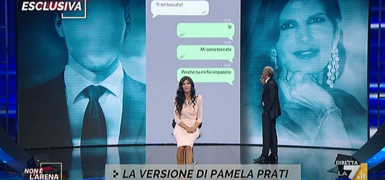 pamela prati messaggi non e larena