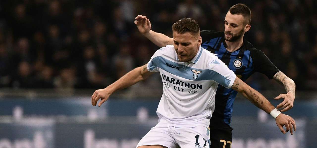 Immobile Brozovic Lazio Inter lapresse 2019