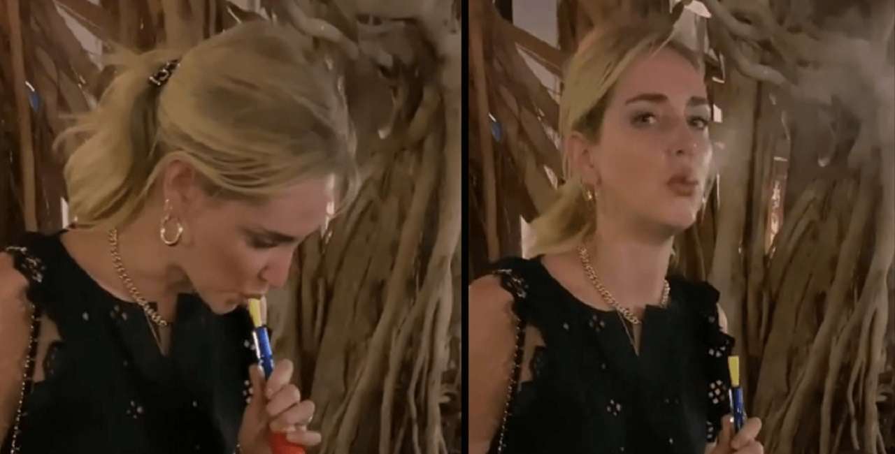 chiara ferragni baffo instagram