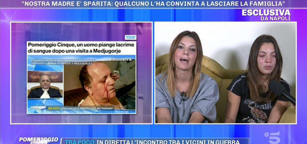 uomo lacrime sangue pomeriggio5