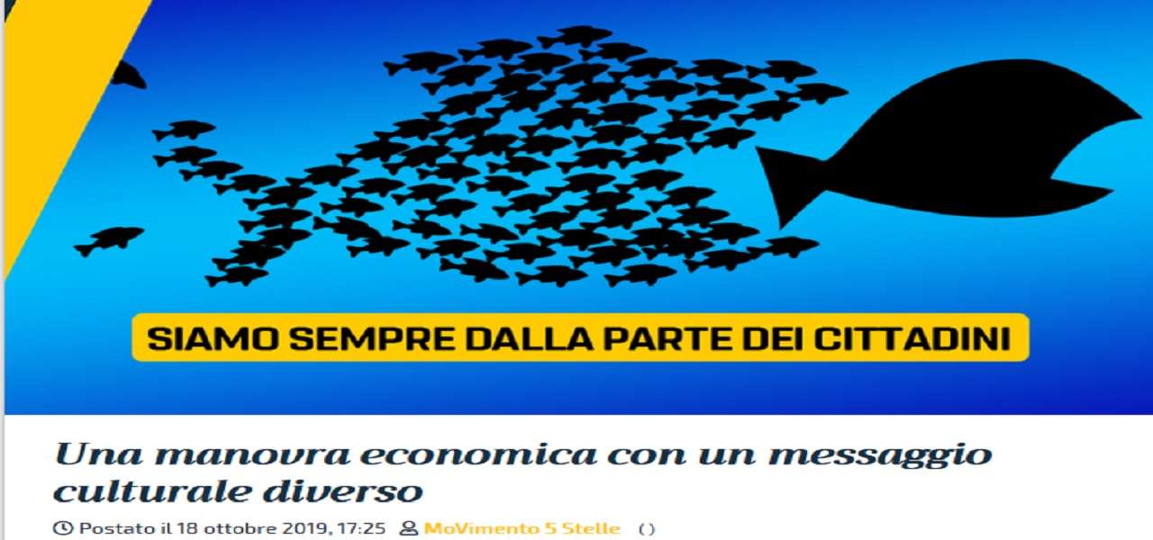 m5s conte governo manovra