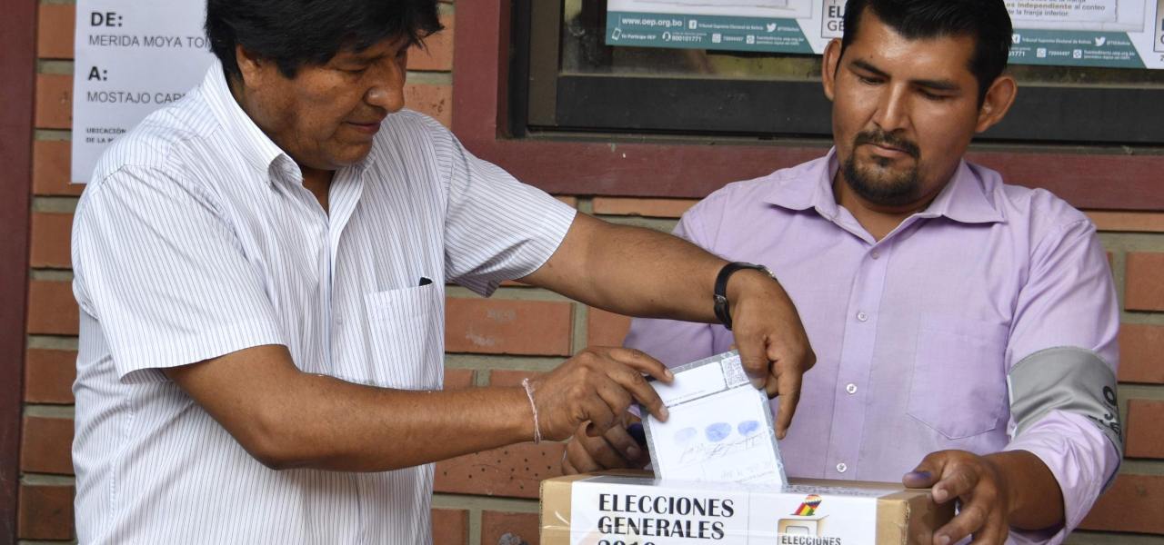 Morales alle Elezioni Bolivia