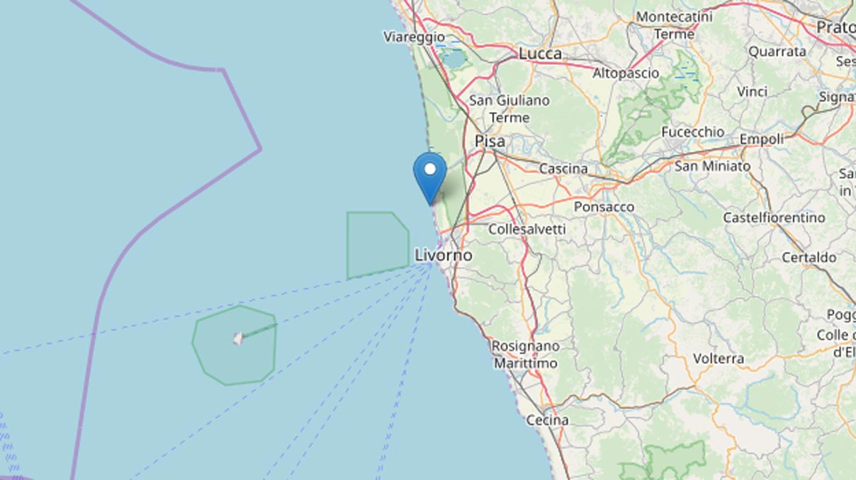 terremoto livorno 2019