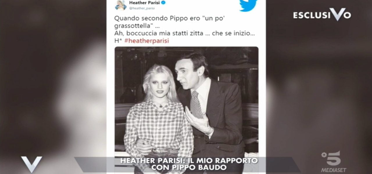 heather parisi pippo baudo tweet