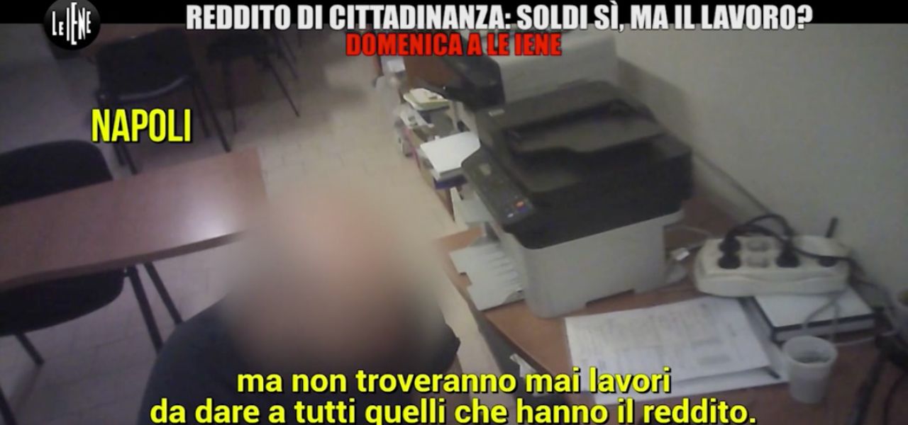 reddito cittadinanza iene