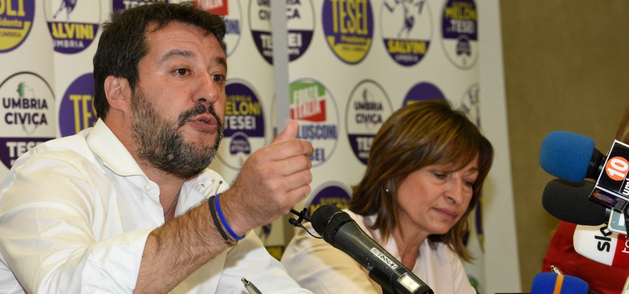 Salvini-Tesei a Perugia