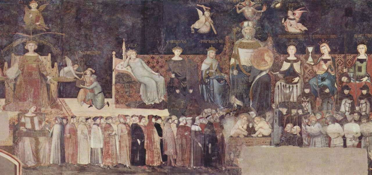 lorenzetti allegoria buongoverno politica 1 1339arte1280