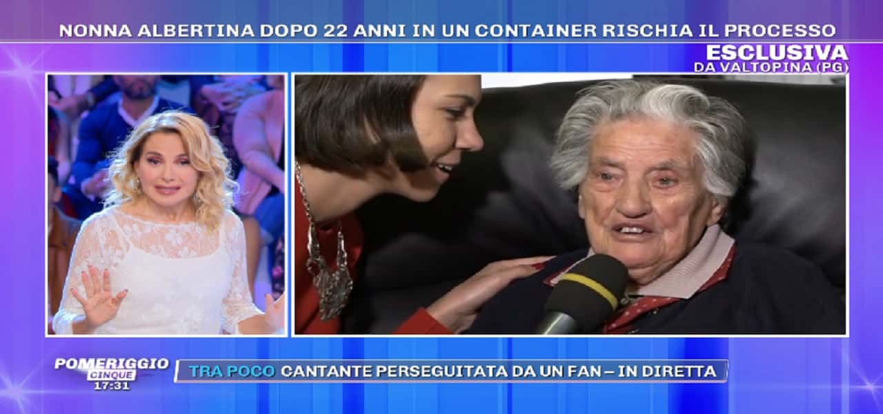 pomeriggio 5 nonna albertina min