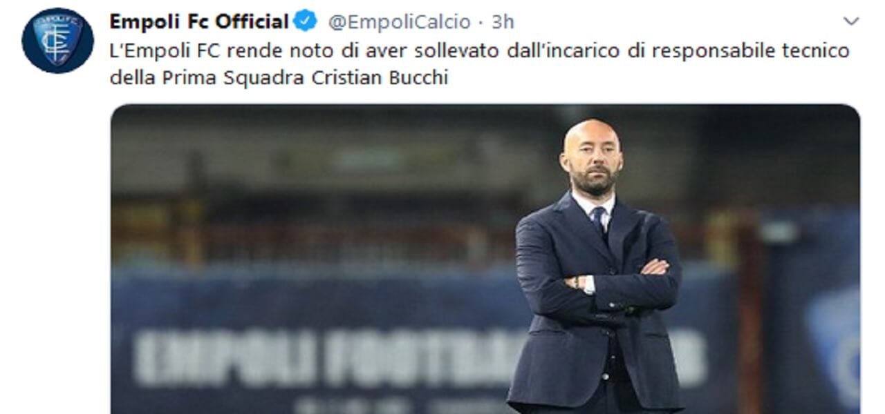 muzzi empoli esonerato bucchi