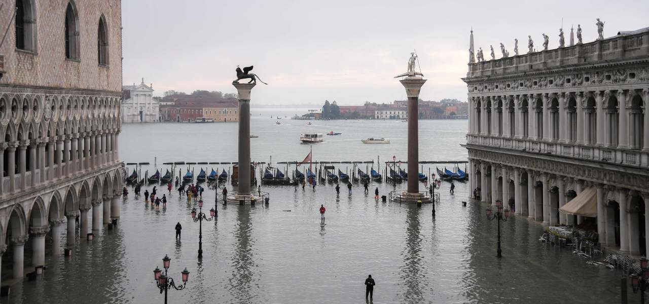 acqua alta venezia maltempo venezia