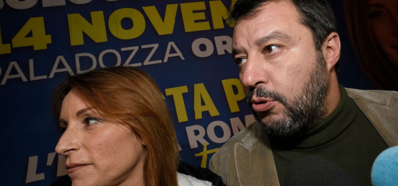 Salvini e Borgonzoni a Bologna