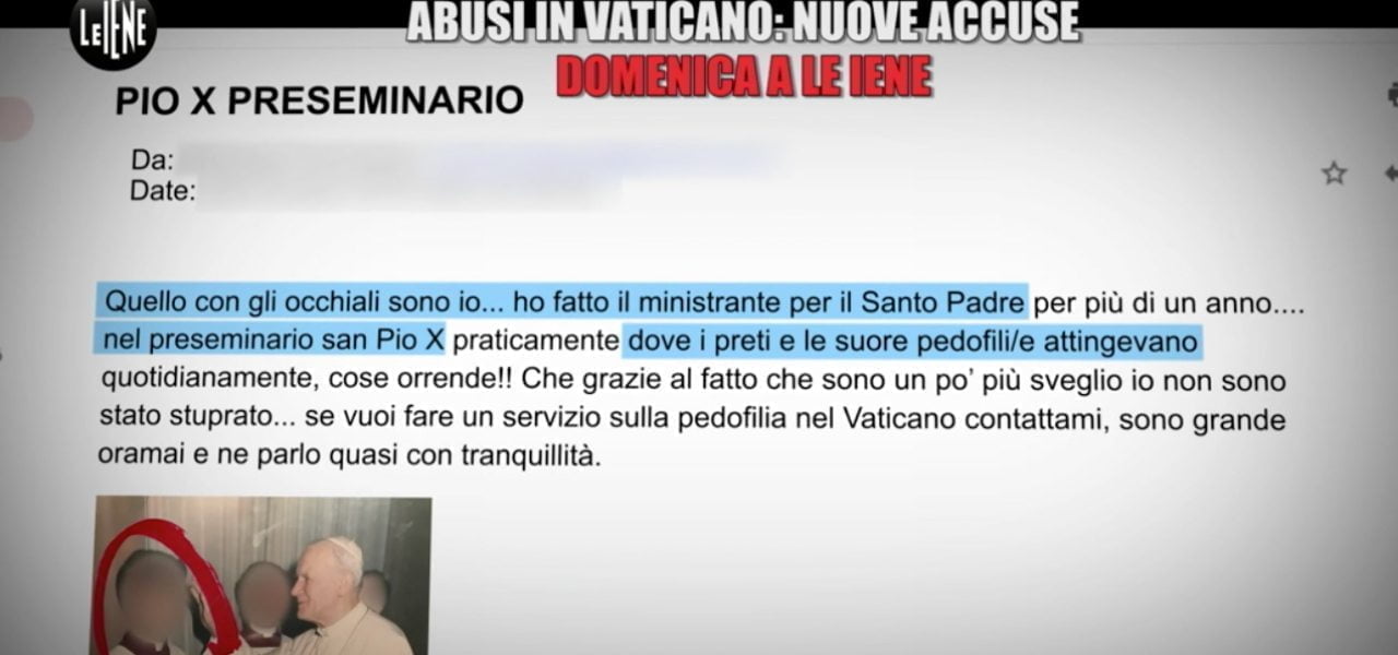 abusi vaticano 2019 iene