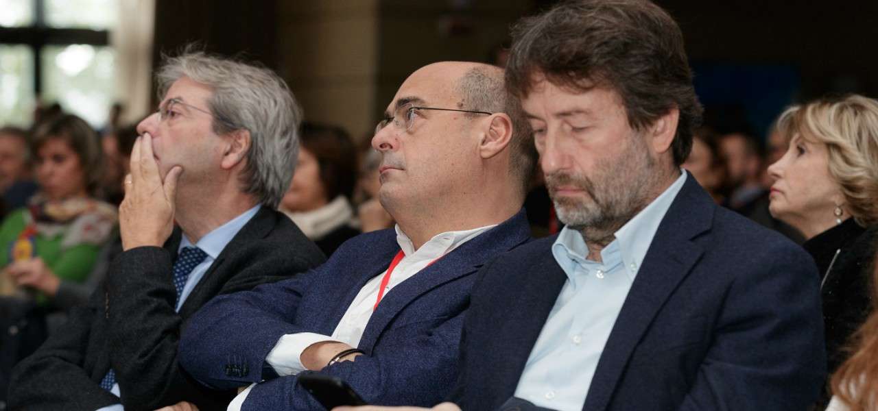 gentiloni zingaretti franceschini 1 lapresse1280