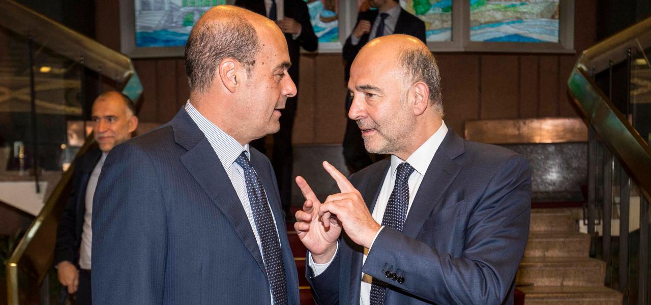 Moscovici e Zingaretti