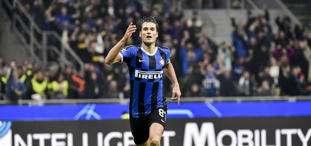 Candreva Inter gol Dortmund lapresse 2019