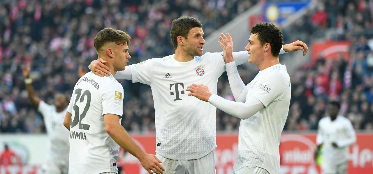Muller Kimmich Pavard Bayern gol lapresse 2019