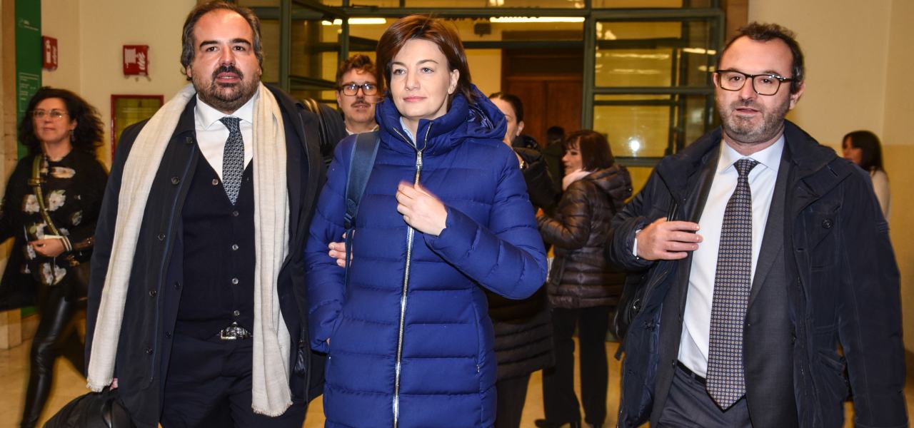 Lara Comi in Tribunale