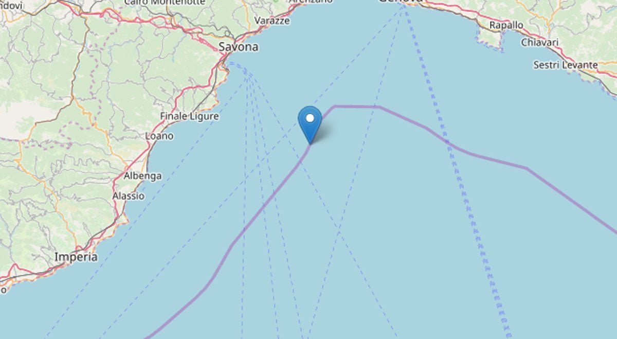 terremoto liguria