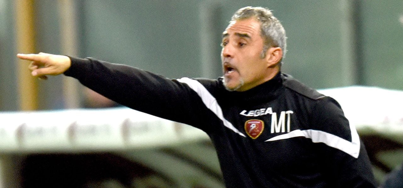 Domenico Toscano, mister della Reggina. Foto LaPresse