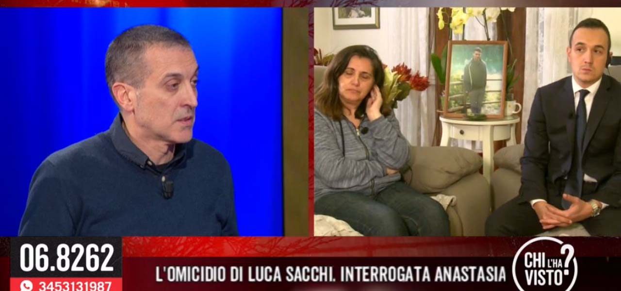 genitori luca sacchi chi lha visto