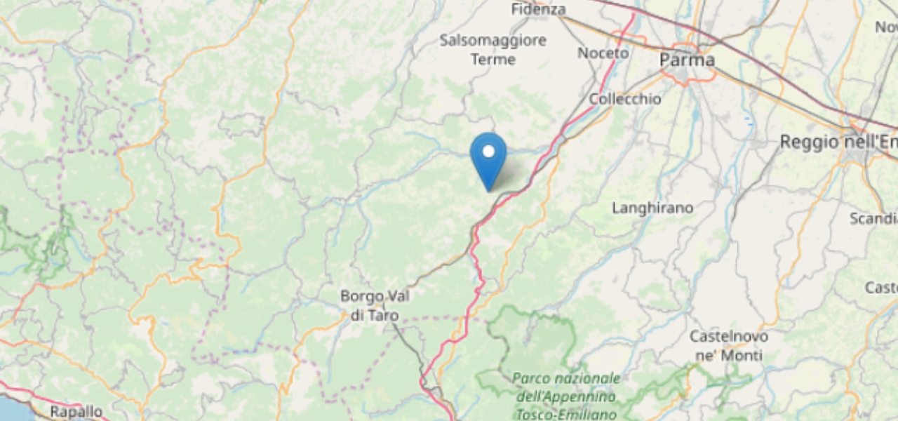 Terremoto oggi parma