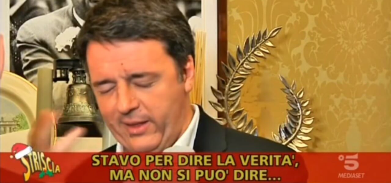 renzi fuorionda striscia la notizia 2019 facebook