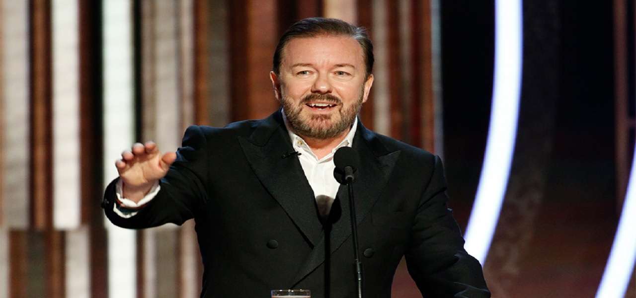ricky gervais golden globe 2020