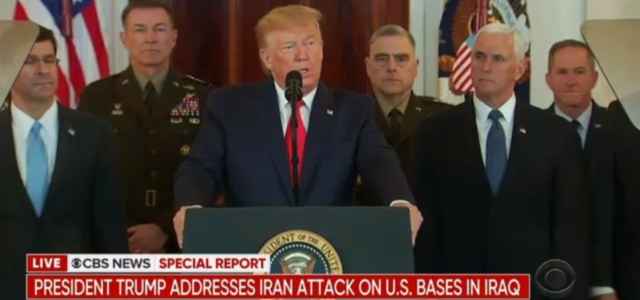 Discorso Trump sull'Iran