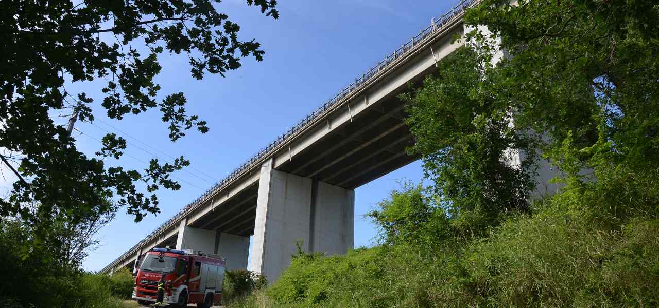 Viadotto su A14