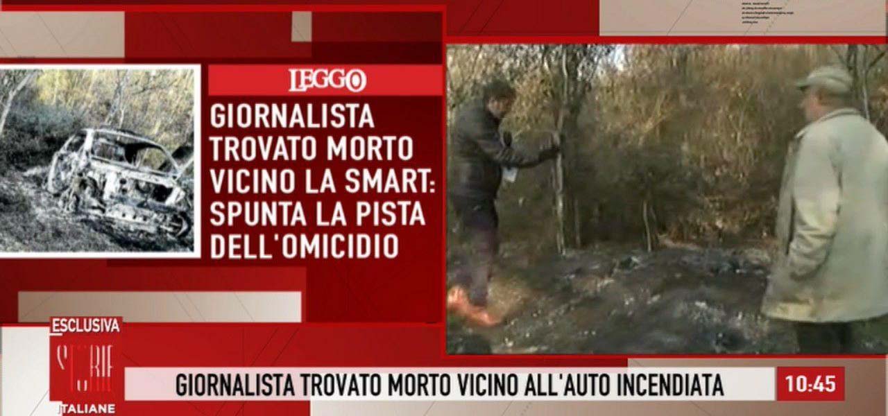 Giuseppe Catalano giornalista trovato morto/ Omicidio? Denti “posizione