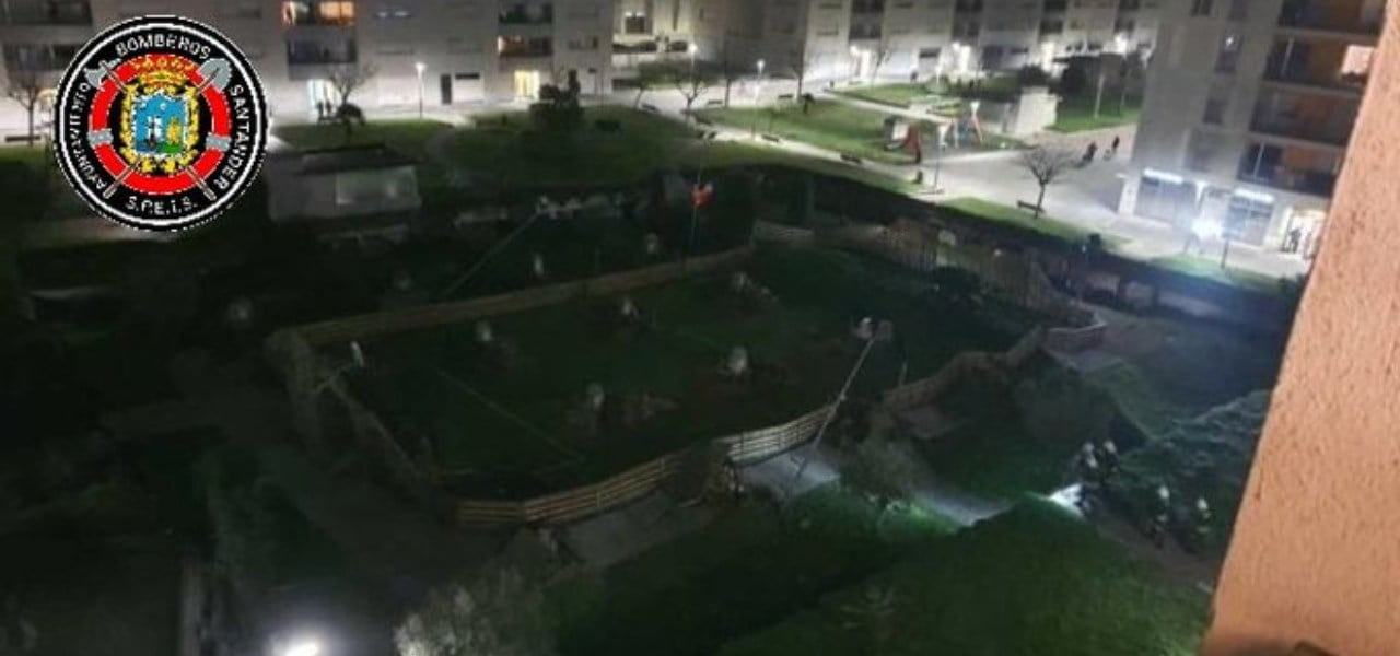 Parco giochi crolla in Spagna