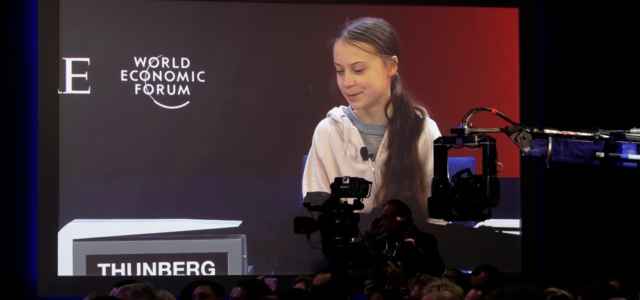 Greta a Davos