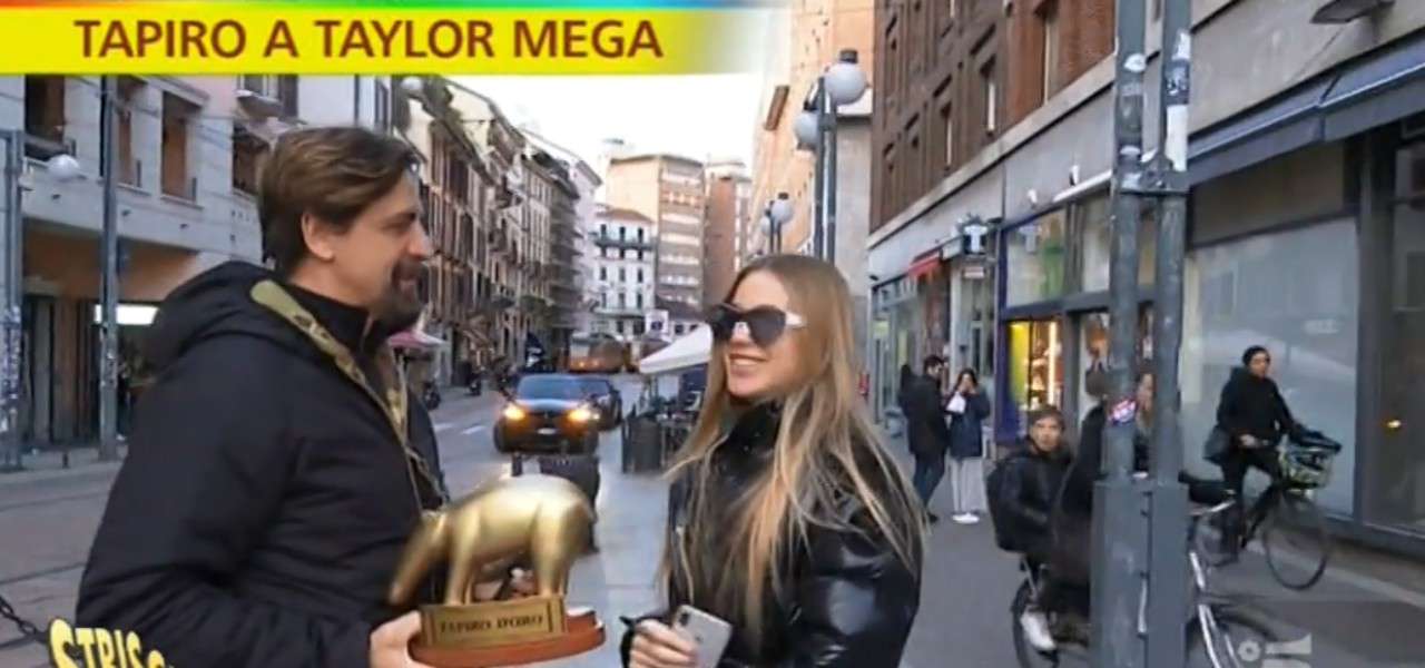tapiro taylor mega 2020 striscia la notizia