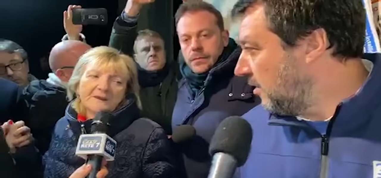 Anna Rita Biagini e Matteo Salvini