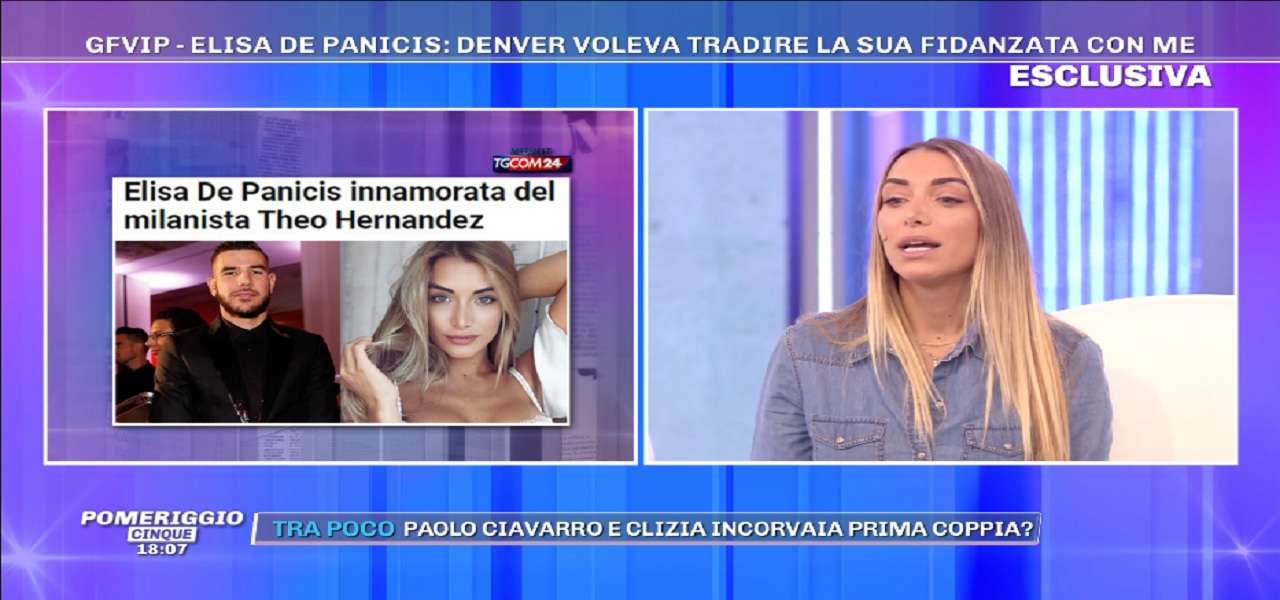 elisa de panicis pomeriggio 5