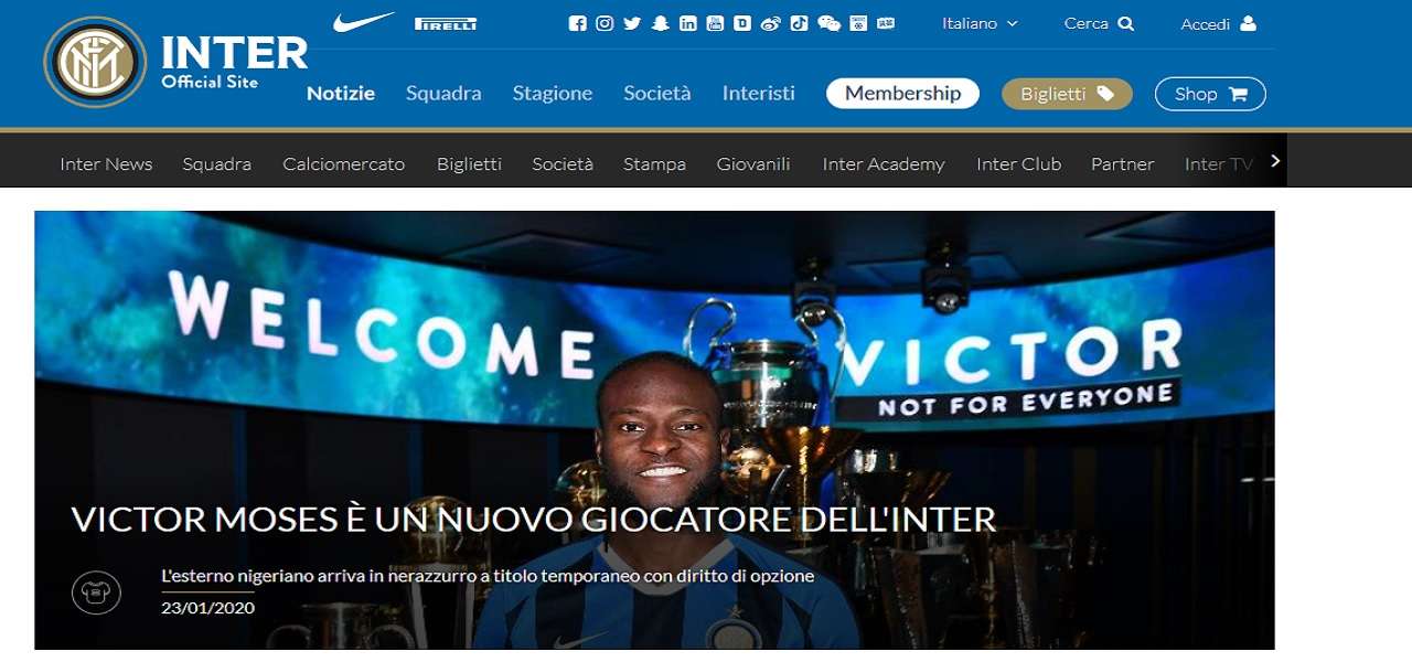 victor moses inter