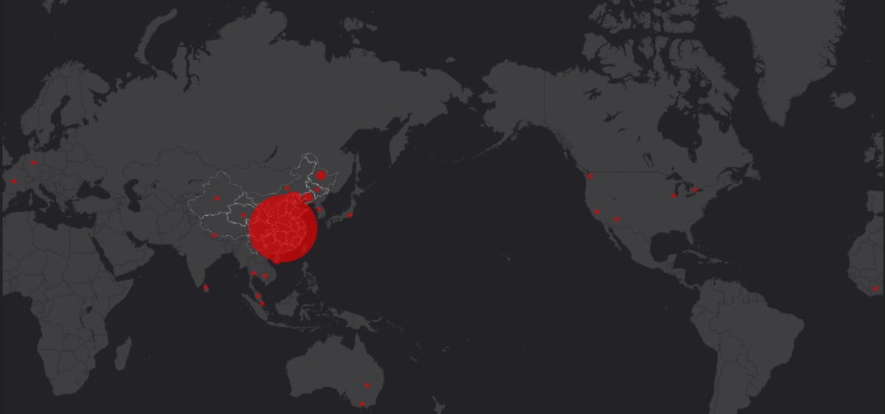 mappa coronavirus john hopkins university