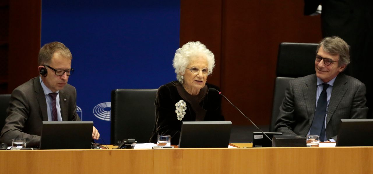 liliana segre david sassoli 2020 lapresse