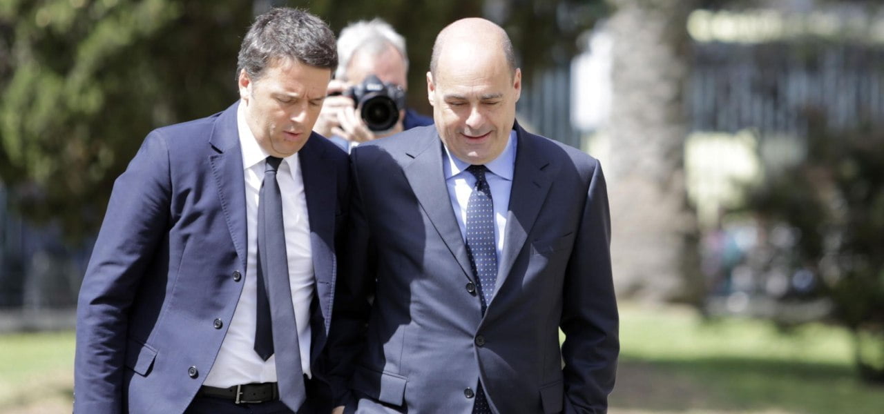 Renzi e Zingaretti