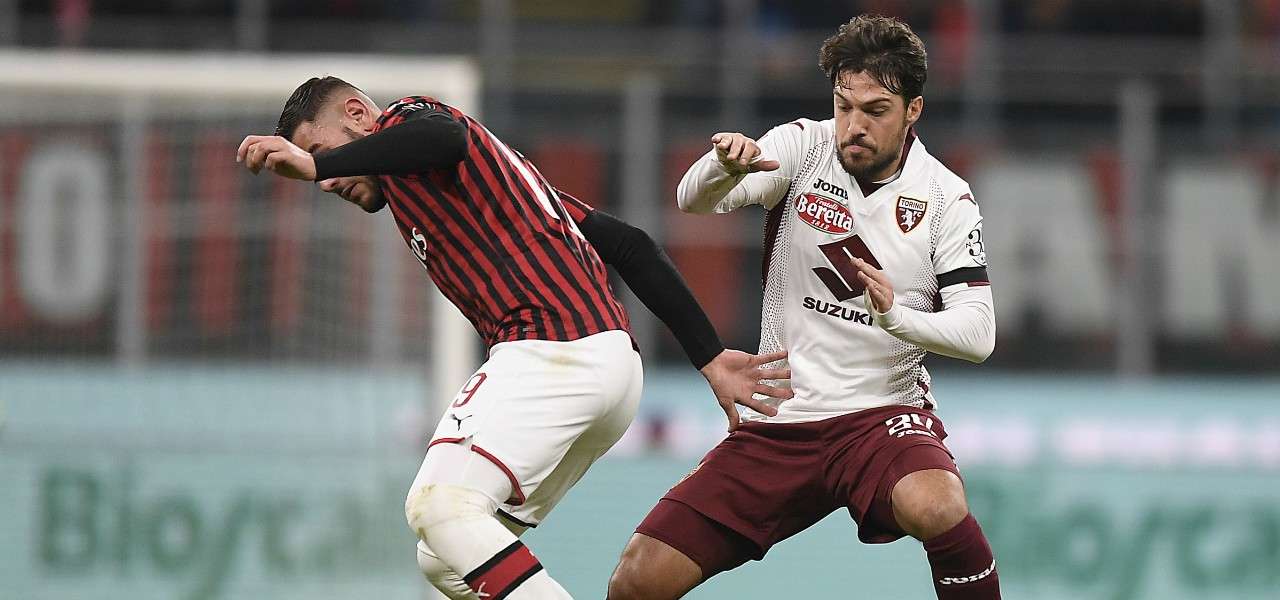 Theo Hernandez Verdi Milan Torino lapresse 2020