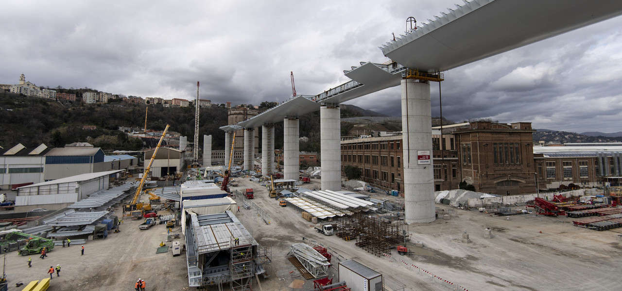 Genova ponte polcevera cantiere Lapresse1280