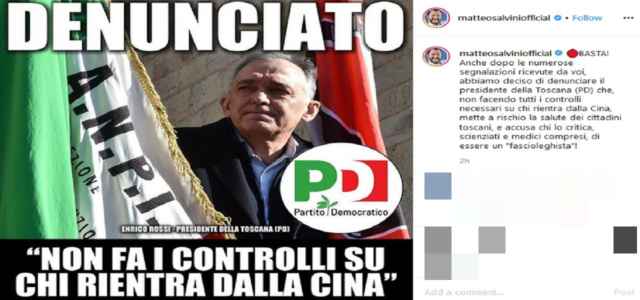 coronavirus salvini rossi coronavirus toscana