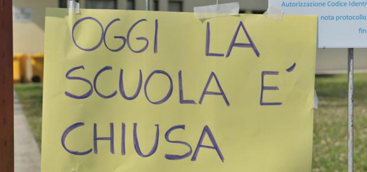 scuola chiusa